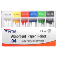 штифты бумажные 04 №45-80 (100 шт) htm dent