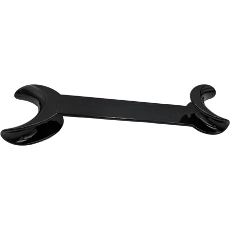 ретрактор щечный двусторонний боковой черный, малый, shinye