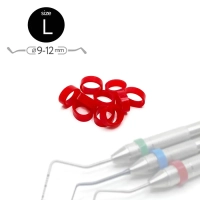 маркировочные кольца размер l красные (50 шт) fabri