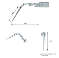 насадка e4 к скалеру серии varios, nsk