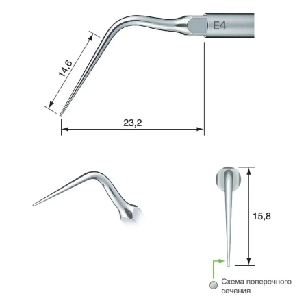 Насадка E4 к скалеру серии Varios, NSK