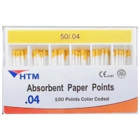 штифты бумажные 04 №50 (100 шт) htm dent
