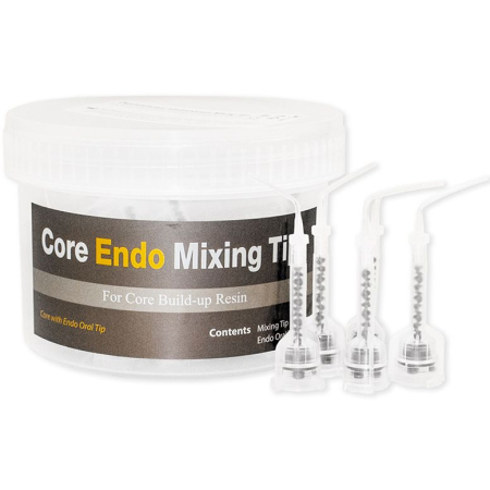 Канюли Core Endo Mixing Tips (коричневые) - 50 штук, для Core Build-up Resin, Spident