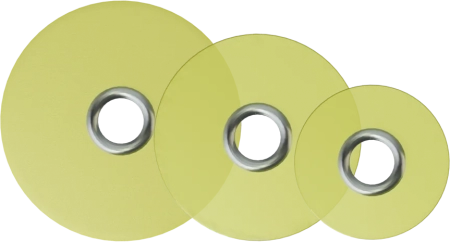 полир диск "kagayaki hot" тонкий (желтый) d=12мм, 40 шт