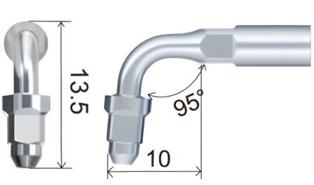 насадка ed2 к скайлеру, (эндочак) эндодонтическая (подходит к dte, satelec, nsk) 95 гр., woodpecker