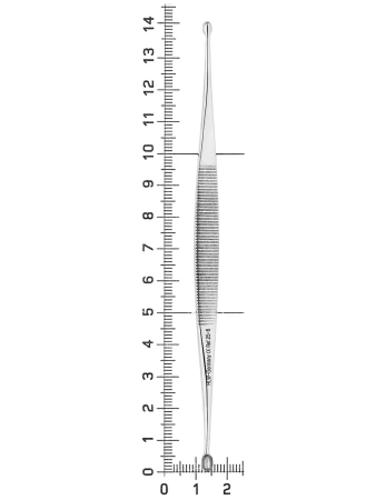 ложка кюретажная williger 3.0-3.5 мм 25-6* hlw