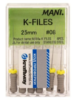 k-files 25 мм, №08, 6шт (mani)