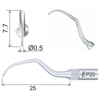 насадка p20 к скайлеру правоугловая для снятия зубных отложений (подходит к woodpecker, ems)