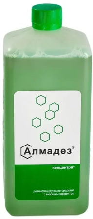 алмадез - дезинфицирующее средство с моющим эффектом, концентрат, 1 л