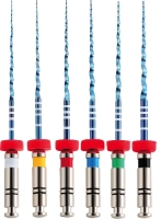 ultrafiles blue (heat activation) машинные файлы 25 мм 02 №15-40 (6 шт) eurofile