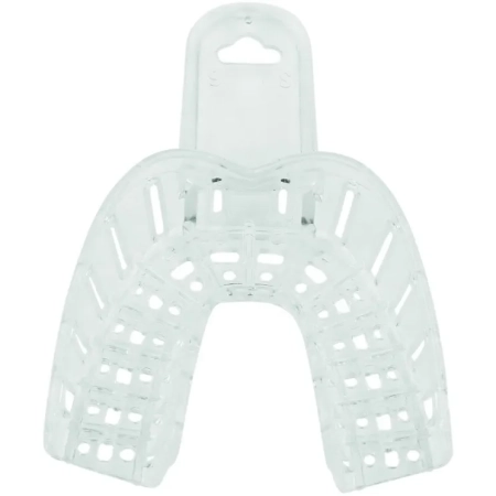 ложки для снятия слепков перфорированные пластиковые для имплантологии №1 низ, 12 шт, jnb