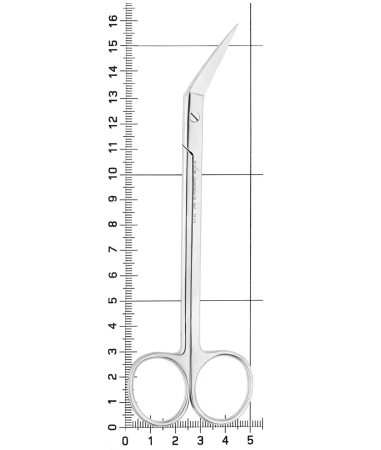 ножницы хирургические угловые locklin 16 см 19-10* hlw