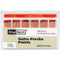 гуттаперчевые штифты дополнительные, 100шт/уп.,  medium-fine, diadent