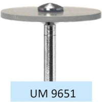 um9651диск полировальный-серый окончательная  полировка керамики, циркона, ø 19мм., hor