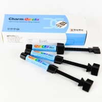 charm quicks blue - временный светоотверждаемый пломбировочный материал, 3шпр*3 г, dentkist