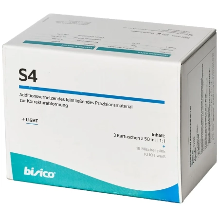 Bisico S4i коррегирующий материал (3 картриджа по 50 мл.+ 18 смесителя + 10 кан.) 71700