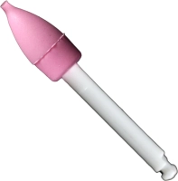 полиры "kagayaki enforce pin" - пули розовые (уретан), µ 70 - держатель пластиковый, блистер/10шт