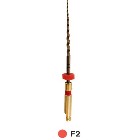 Gold-Taper / Голд-Тейпер файлы машинные 31 мм F2 - красные (6 шт) Geosoft