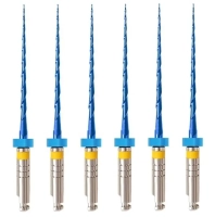 multitaper files blue 25мм, wp 21, размер 04-20, стерильные машинные файлы (6 шт) eurofile