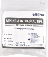 насадки дополнительные totalcem/dentocore, 25шт. + 25шт., itena