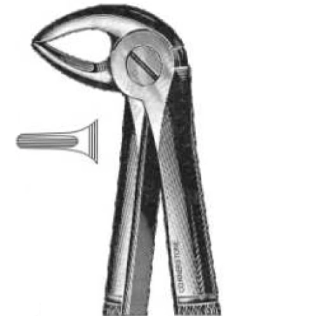 Щипцы зубные П 33 A для удаления корней нижней челюсти (123) Cornerstone