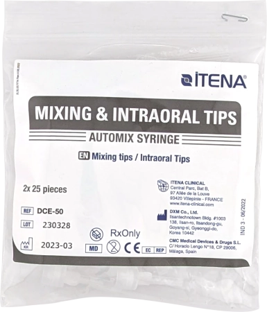 Насадки дополнительные TotalCem/DentoCore, 25шт. + 25шт., ITENA