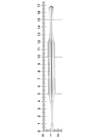 распатор ручка deluxe диаметр 10 мм 40-18* hlw