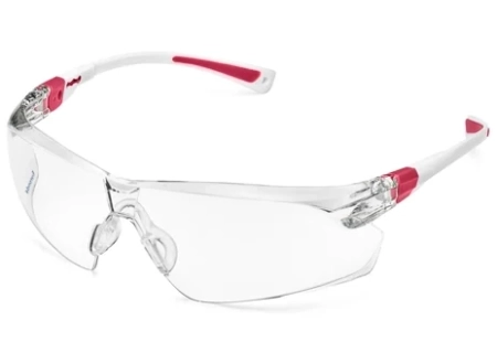 Очки защитные прозрачные MONOART FIT UP Pink, розовые дужки, арт. 261463, Euronda