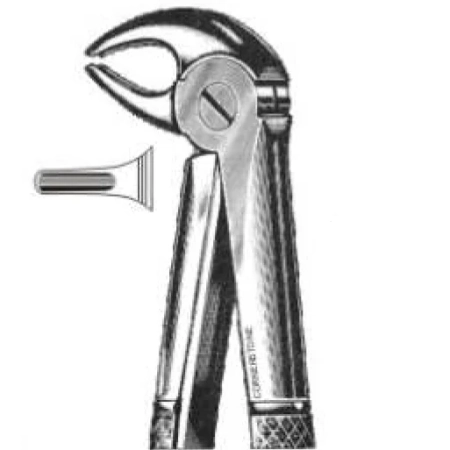 Щипцы зубные П-MD3 для удаления резцов, премоляров и корней нижней челюсти (168) Cornerstone