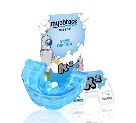 Трейнер Myobrace STAGE 2 для детей (голубой) i2 Medium