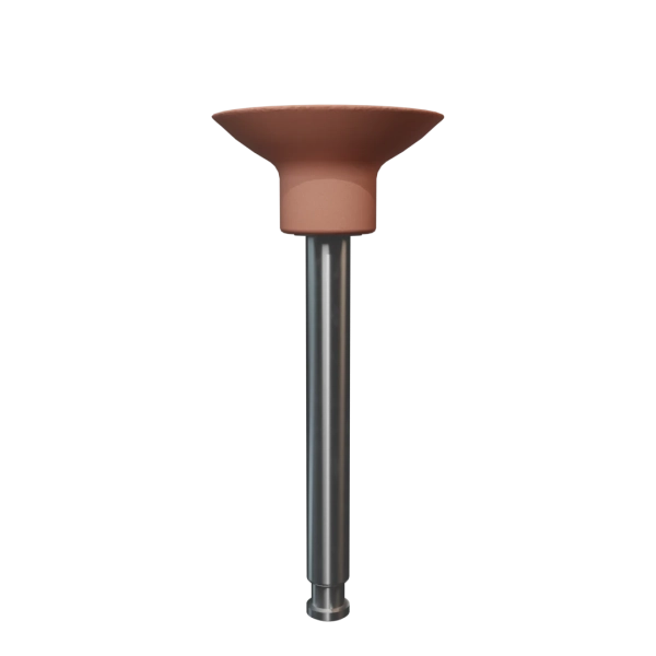 полир "kagayaki ensmart pin" - диск розовый (силикон) µ 32 - держатель из нержавеющей стали, 1 штука