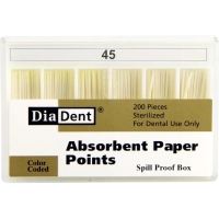 бумажные штифты - №45 - 200 штук, diadent