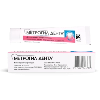 метрогил дента гель стоматологический (туба 20 г) unique pharmaceutical lab.