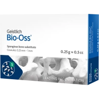 био-осс - губчатый костный заменитель, мелкие гранулы, 0.25г., 0.25-1мм., geistlich pharma ag