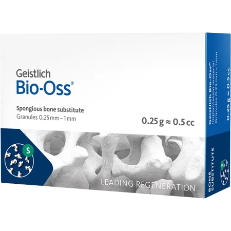 Био-Осс - губчатый костный заменитель, мелкие гранулы, 0.25г., 0.25-1мм., Geistlich Pharma AG