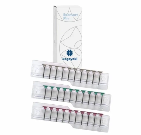набор полиров "kagayaki ensmart pin" - диски (силикон) - держатель из нержавеющей стали, уп/30шт