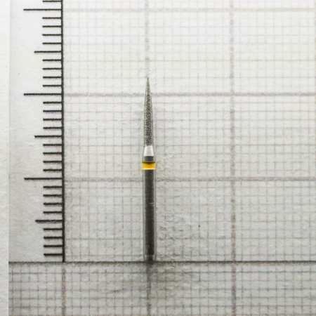 fg249f012 бор алмазный fg - пламя заостренное - 012 желтый horico