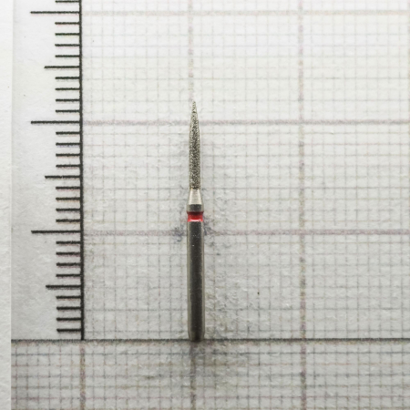 fg249c010 бор алмазный fg - пламя заостренное - 010 красный horico