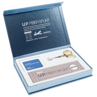 u.p. fiber splint kit - набор для шинирования 4 ленты по 20 см, ножницы, фольга, inno dental