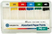 бумажные штифты 04 №15-40 60шт/уп.(мета)