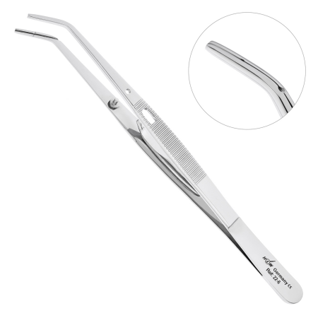 Пинцет с зажимом Pin 15 см 22-6* (HLW Dental Instruments)