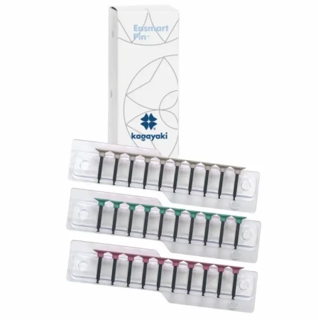 набор полиров "kagayaki ensmart pin" - диски: белые, зелёные, розовые (силикон) µ 125.70.32, уп/30шт