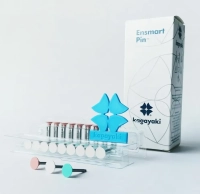 набор полиров "kagayaki ensmart pin" - диски: белые, зелёные, розовые (силикон) µ 125.70.32, уп/30шт