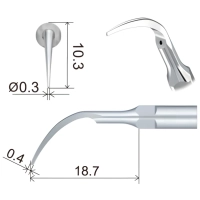 насадка pd1 к скайлеру для удаления поддесневого камня (подходит к dte, satelec, nsk) woodpecker