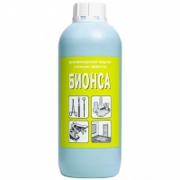 бионса - дезинфицирующее средство с моющим и дезодорирующим эффектом концентрат 1л бозон (тк=10шт)