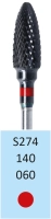 s274140060 фреза твс - конус - 060 красный насечка крестообразная мелкая. мет. сплавы пластмасса   h