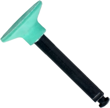 полир "kagayaki ensmart pin" - диск зелёный (силикон) µ 70 - пластиковый держатель, 30шт/уп