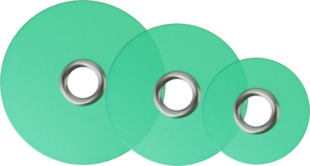 полир диск "kagayaki hot" средний (зеленый) d=10мм, 40 шт