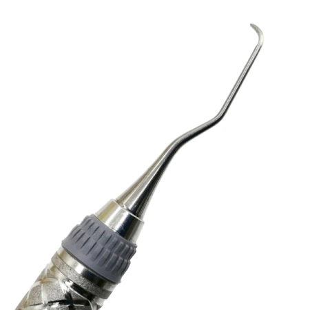 кюрета gracey #1/2 mf, для фронтальных зубов, серый, ручка №9, hu-friedy