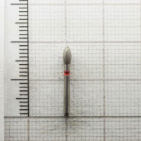 fg257c023 бор алмазный fg - олива остроконечная - 023 красный horico